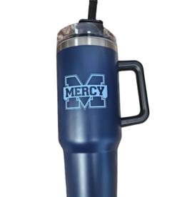 Tumbler Navy Blue w/Lt Blue Power M