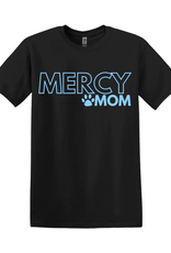 Gildan "MERCY MOM"Black Tee Blue Writing