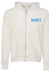 BELLA + CANVAS BELLA+CANVAS WHITE 'MERCY' EMBROIDERED FULL ZIP
