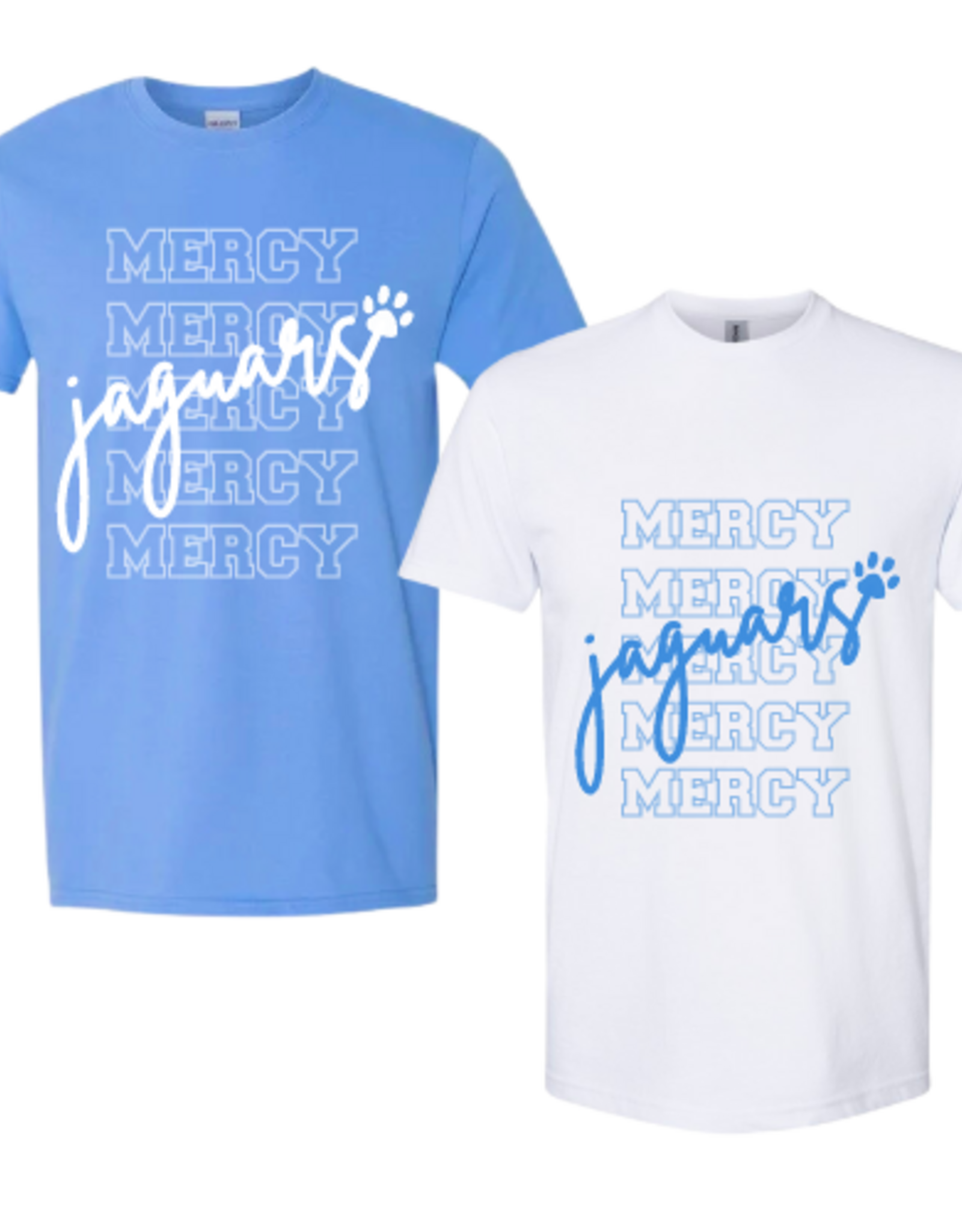 Gildan YOUTH  MERCYx5 JAGUARS IN SCRIPT TEE