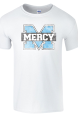 Gildan White Distressed Power M Tee