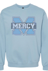 Gildan Stone Blue DISTRESSED POWER M crewneck