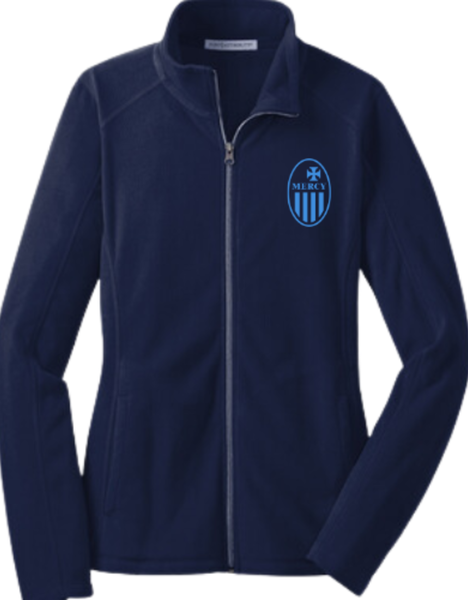 Sport-Tek Embroidered Mercy Crest MicroFleece Full Zip
