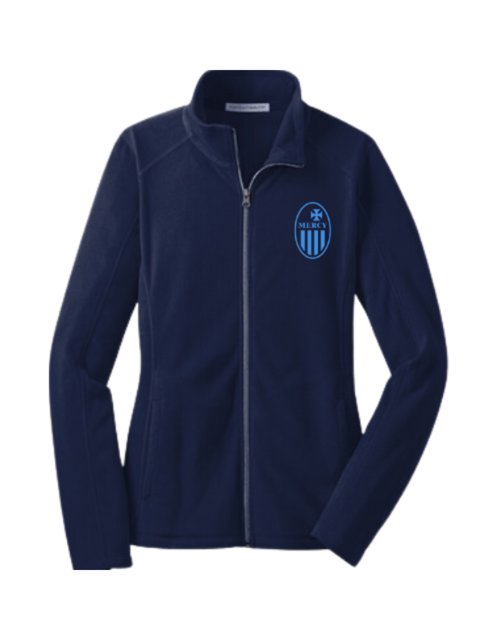 Sport-Tek Embroidered Mercy Crest MicroFleece Full Zip