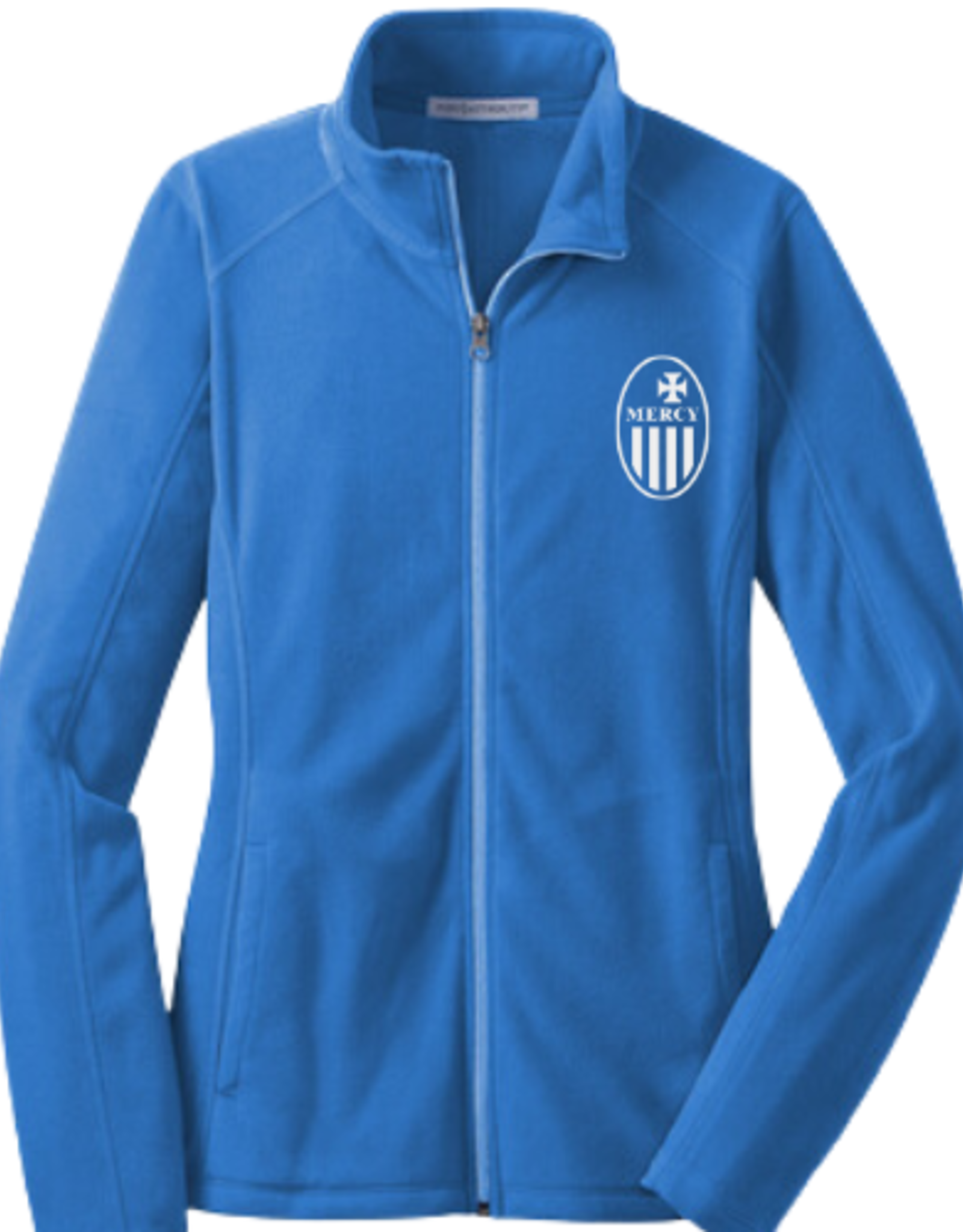 Sport-Tek Embroidered Mercy Crest MicroFleece Full Zip