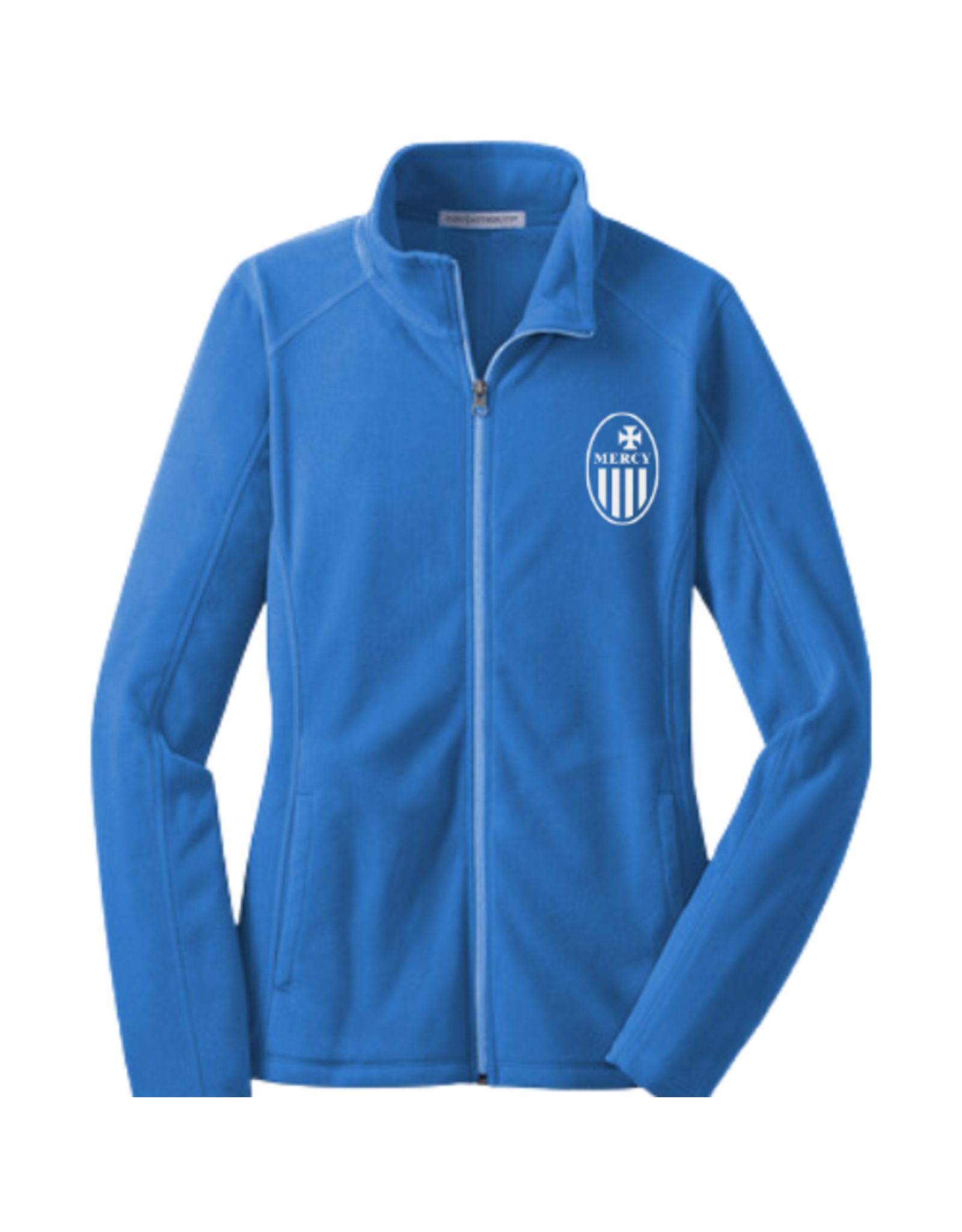 Sport-Tek Embroidered Mercy Crest MicroFleece Full Zip