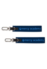 Jardine Associates mercy academy paw print Oversized Strap Keychain w/Carabiner