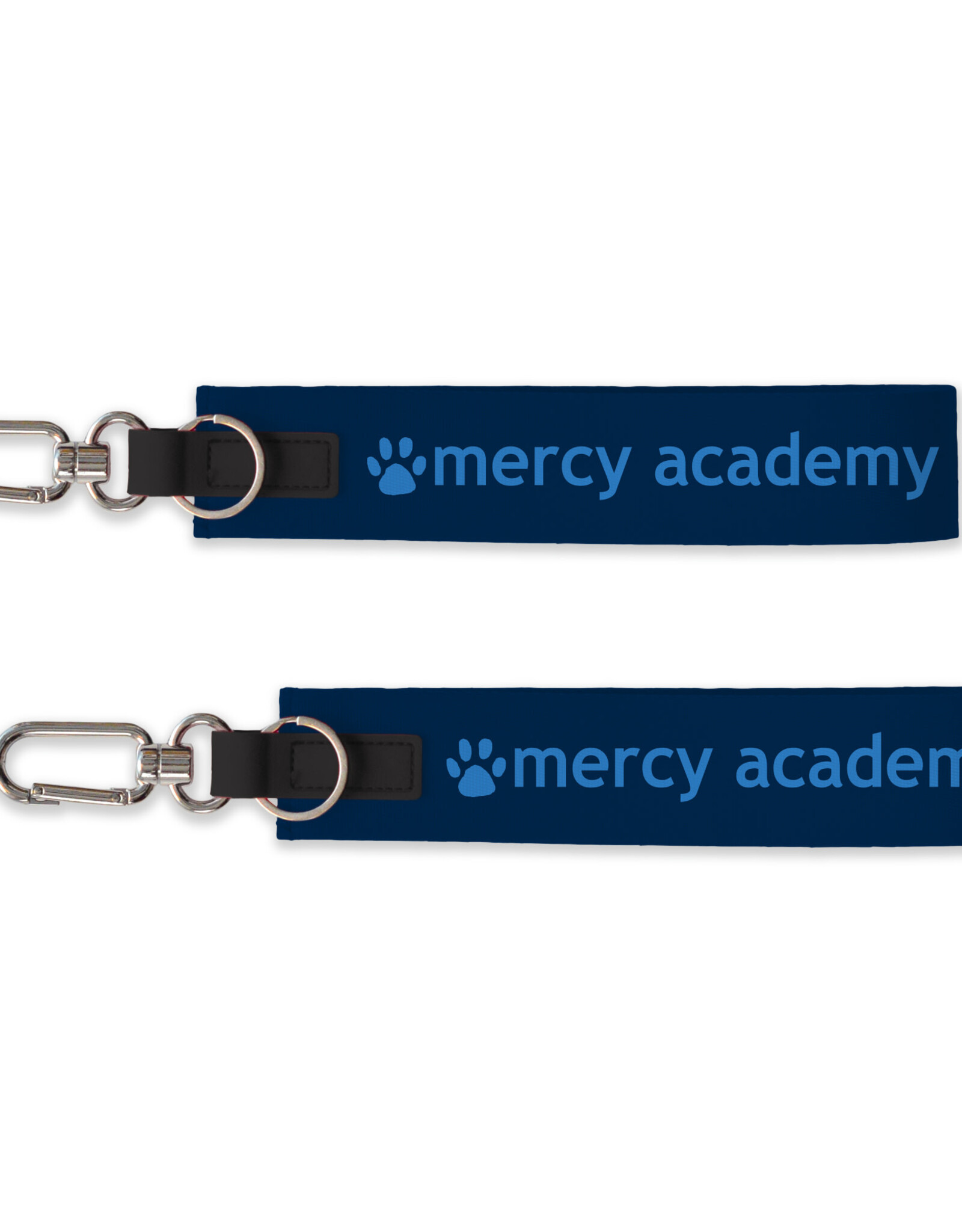 Jardine Associates mercy academy paw print Oversized Strap Keychain w/Carabiner