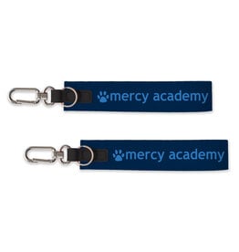 Jardine Associates mercy academy paw print Oversized Strap Keychain w/Carabiner