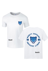 Gildan Mercy Jaguars 1885 Front/Back Tee w/Jaguar Head