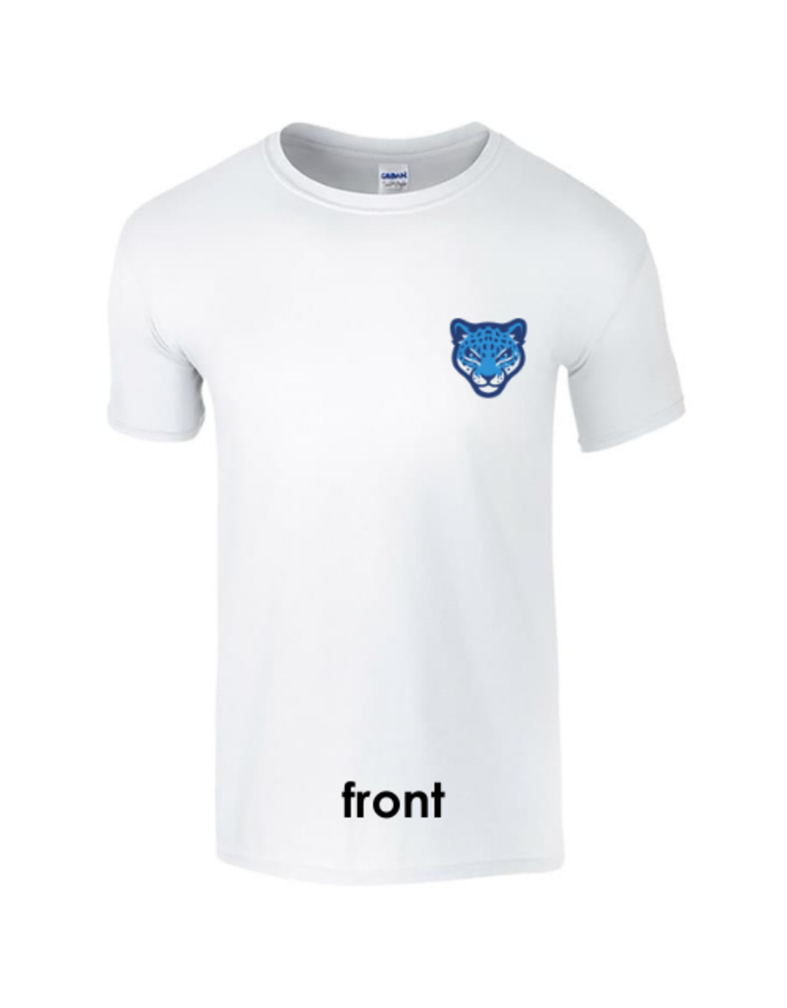 Gildan Mercy Jaguars 1885 Front/Back Tee w/Jaguar Head