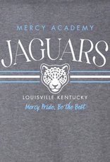 Independent Dark Grey Crewneck with Mercy Academy Jaguars "Mercy Pride, Be the Best"