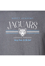 Independent Dark Grey Crewneck with Mercy Academy Jaguars "Mercy Pride, Be the Best"