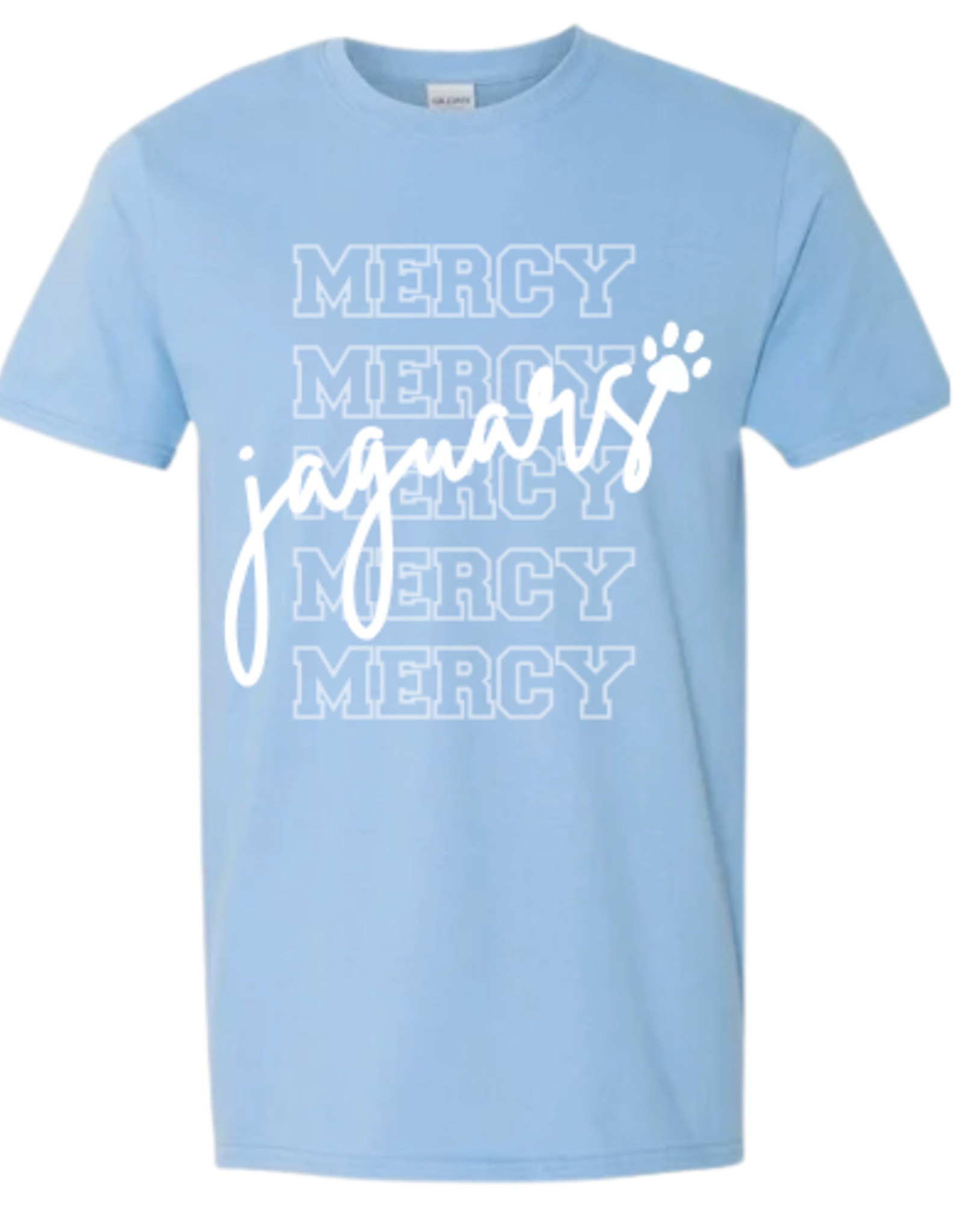 Gildan MERCYx5 JAGUARS IN SCRIPT TEE