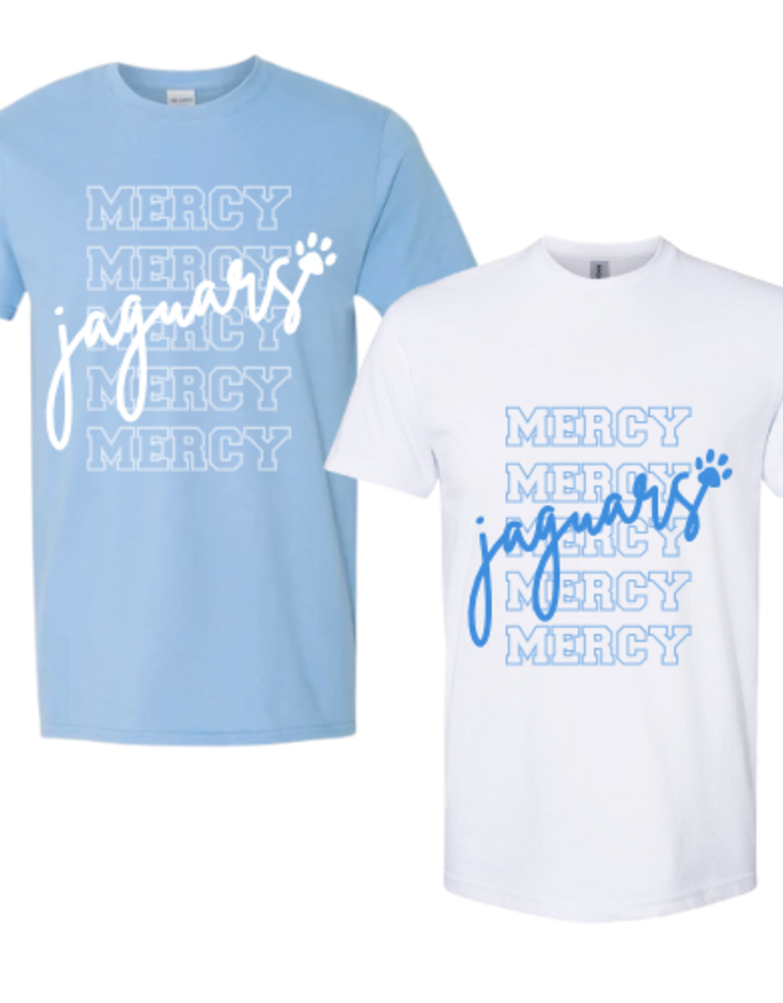 Gildan MERCYx5 JAGUARS IN SCRIPT TEE