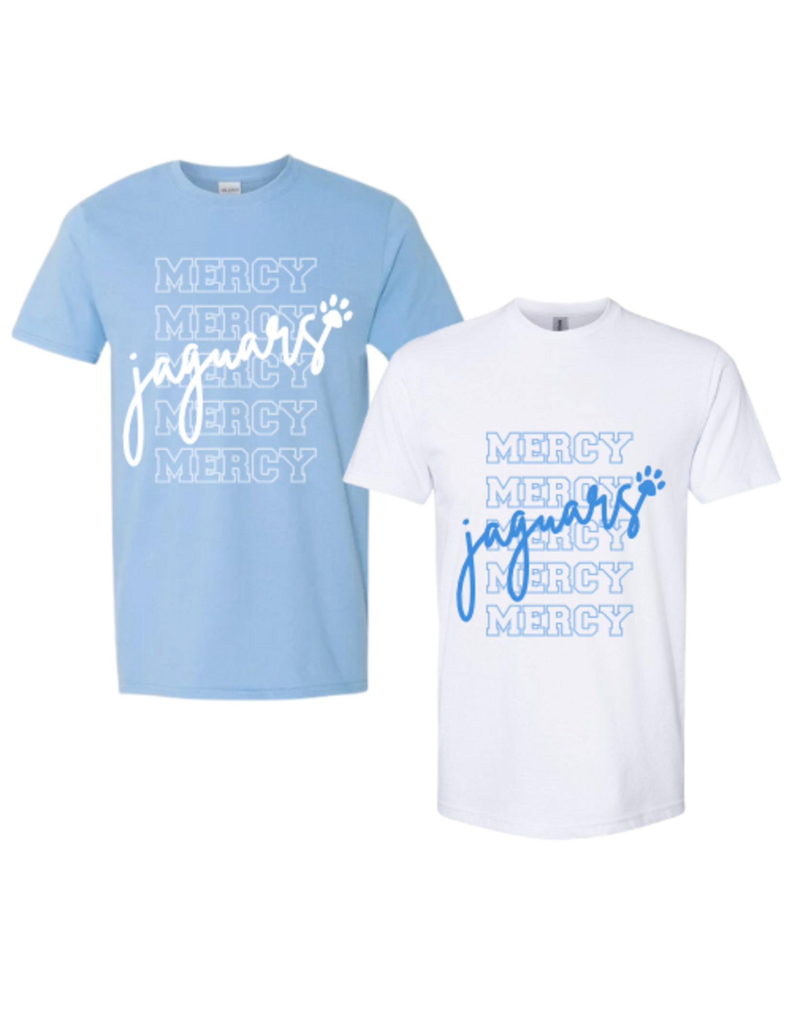 Gildan MERCYx5 JAGUARS IN SCRIPT TEE