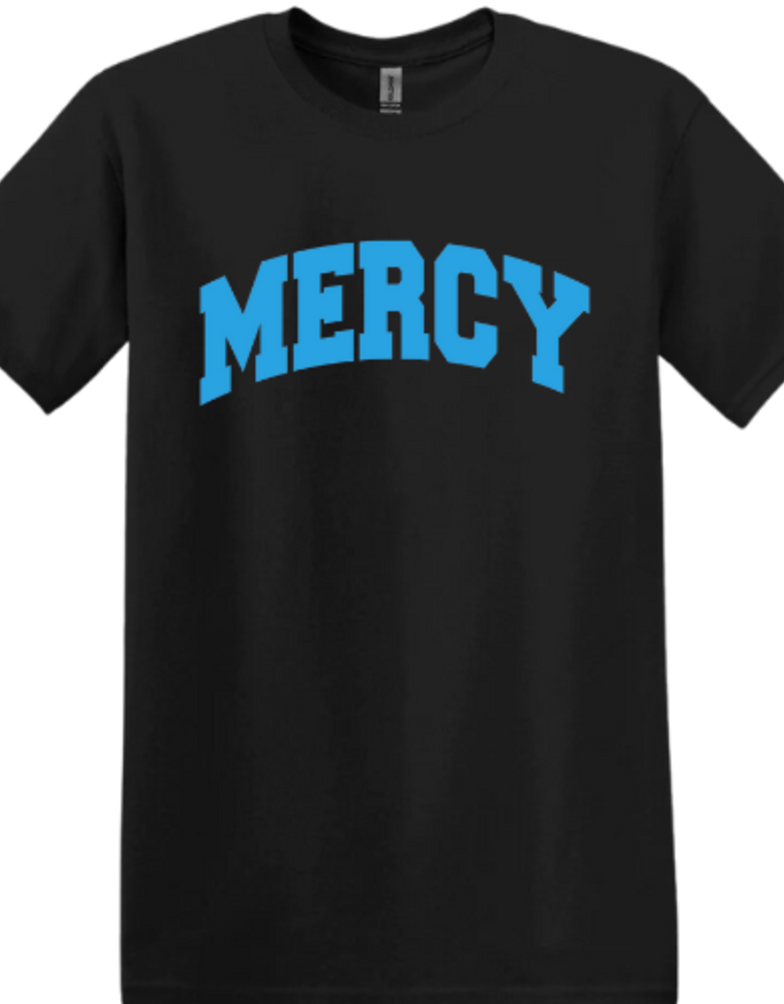 Gildan Black Arched MERCY Tee