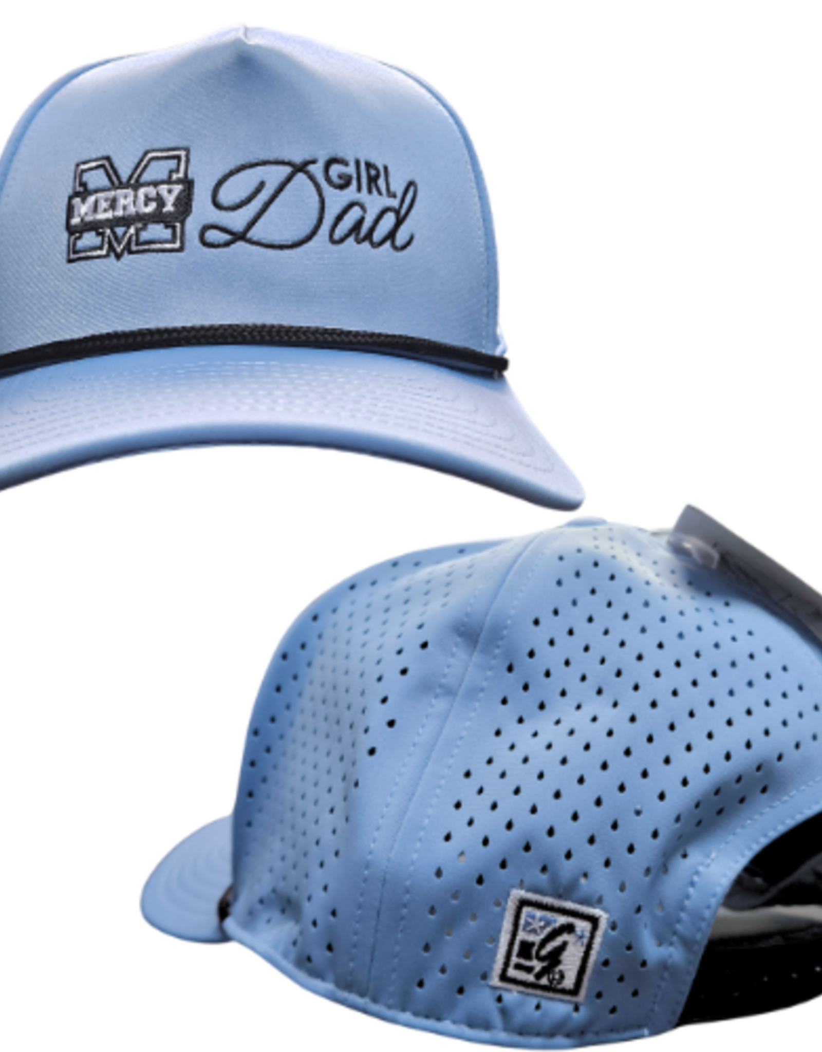 The Game Girl Dad Neoprene Power M Hat with Rope Detail