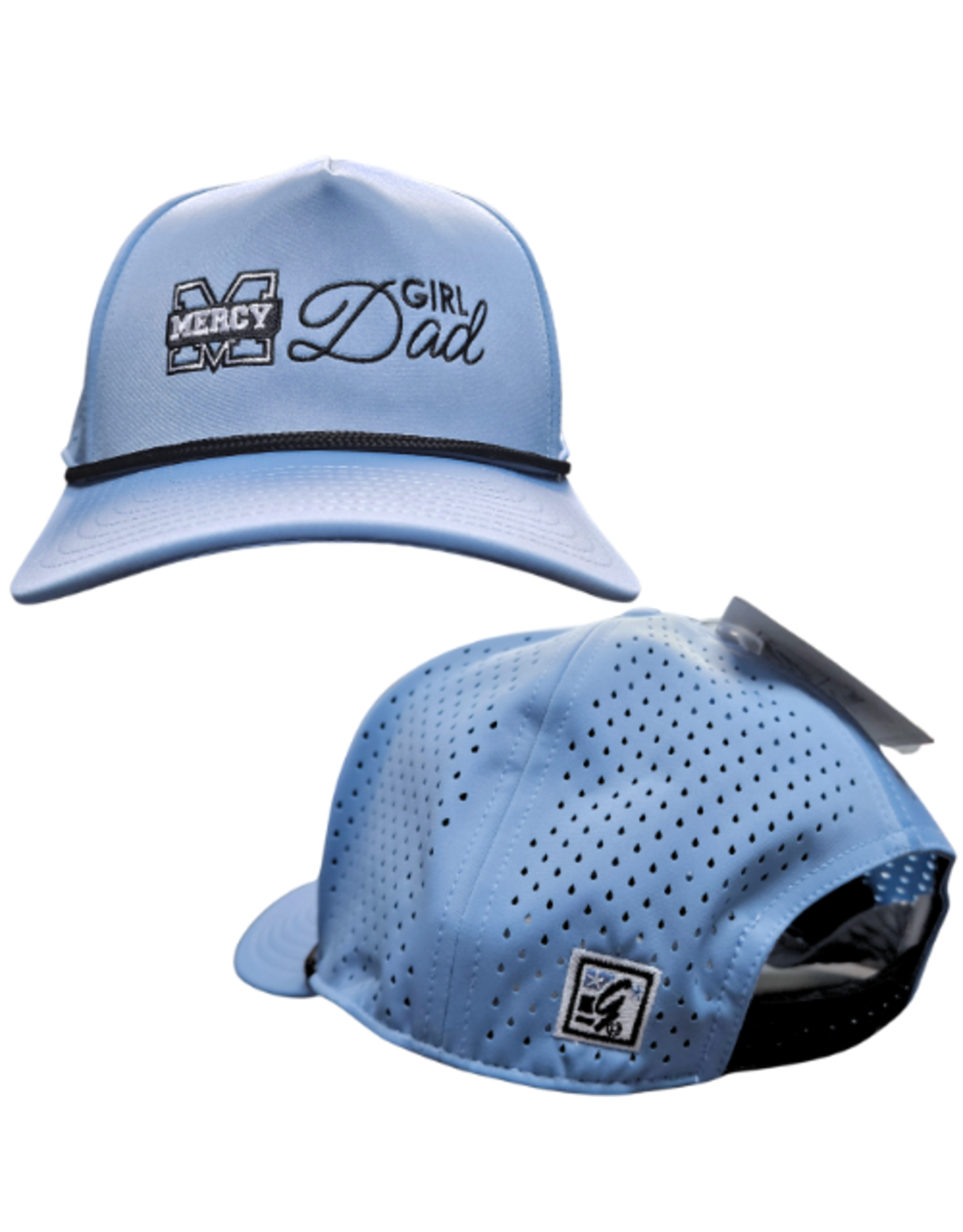 The Game Girl Dad Neoprene Power M Hat with Rope Detail