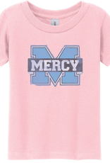 Gildan Youth Distressed Power M Tee Light Pink