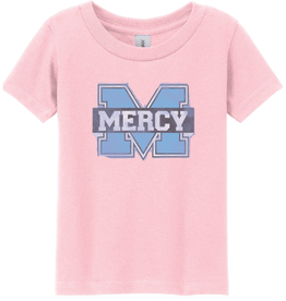 Gildan Youth Distressed Power M Tee Light Pink