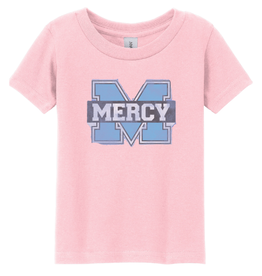 Gildan Youth Distressed Power M Tee Light Pink