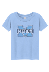 Gildan Youth Distressed Power M Tee Light Blue