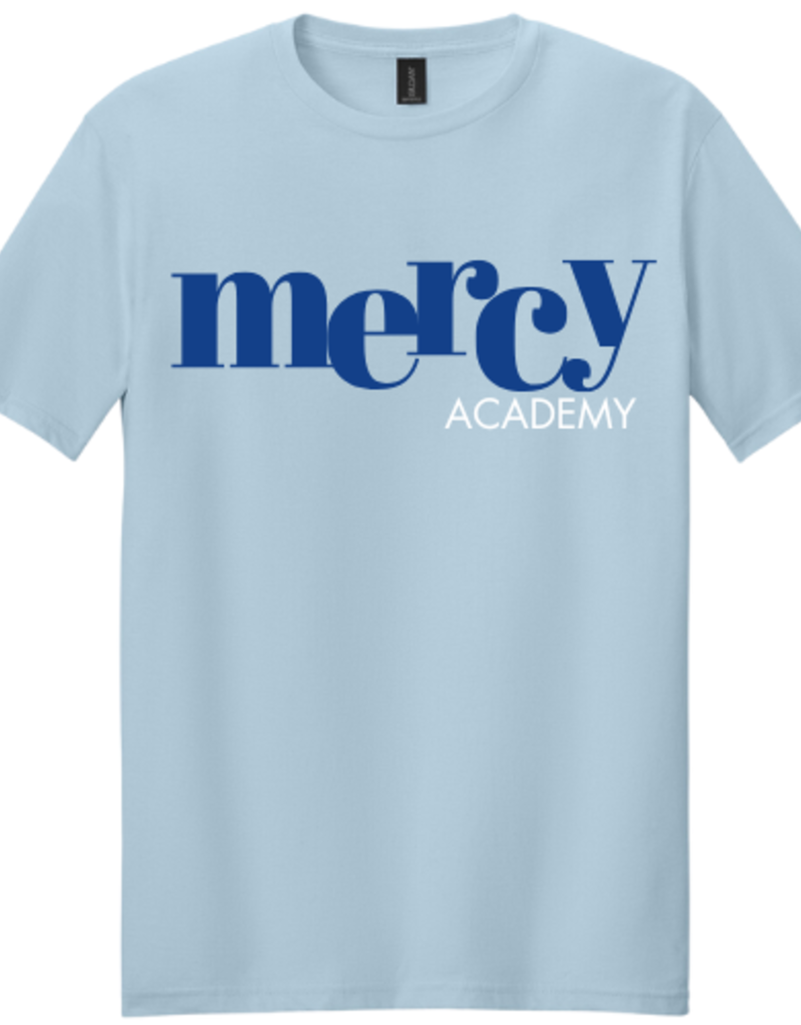 Gildan mercy ACADEMY bounce letter tee LT BLU