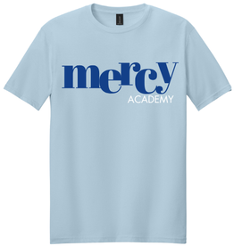 Gildan mercy ACADEMY bounce letter tee LT BLU