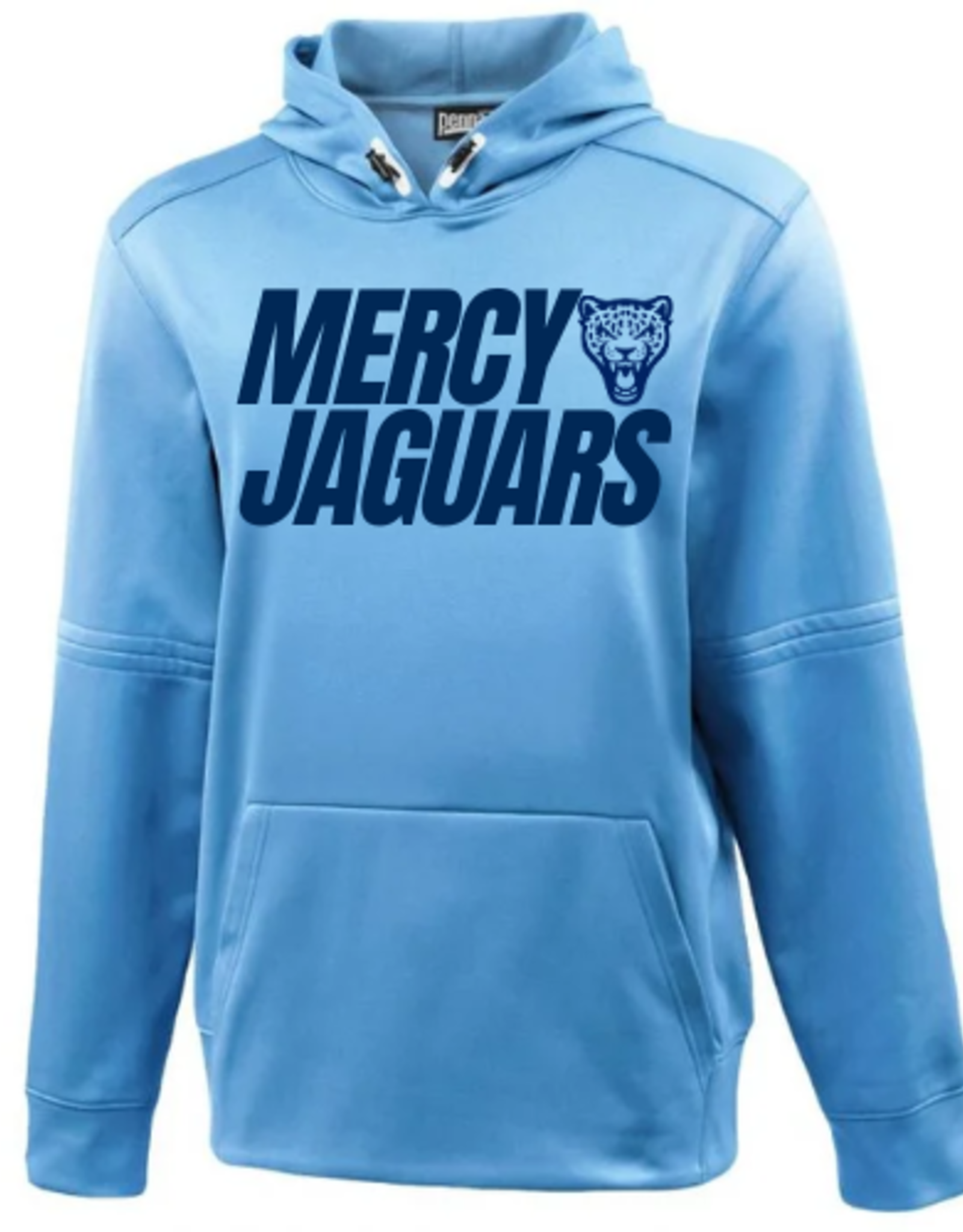 Pennant Light Blue Dr-Fit MERCY JAGUARS jag head hoodie