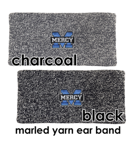 LOGOFIT Marled Yarn Power M Embroidered Ear Band
