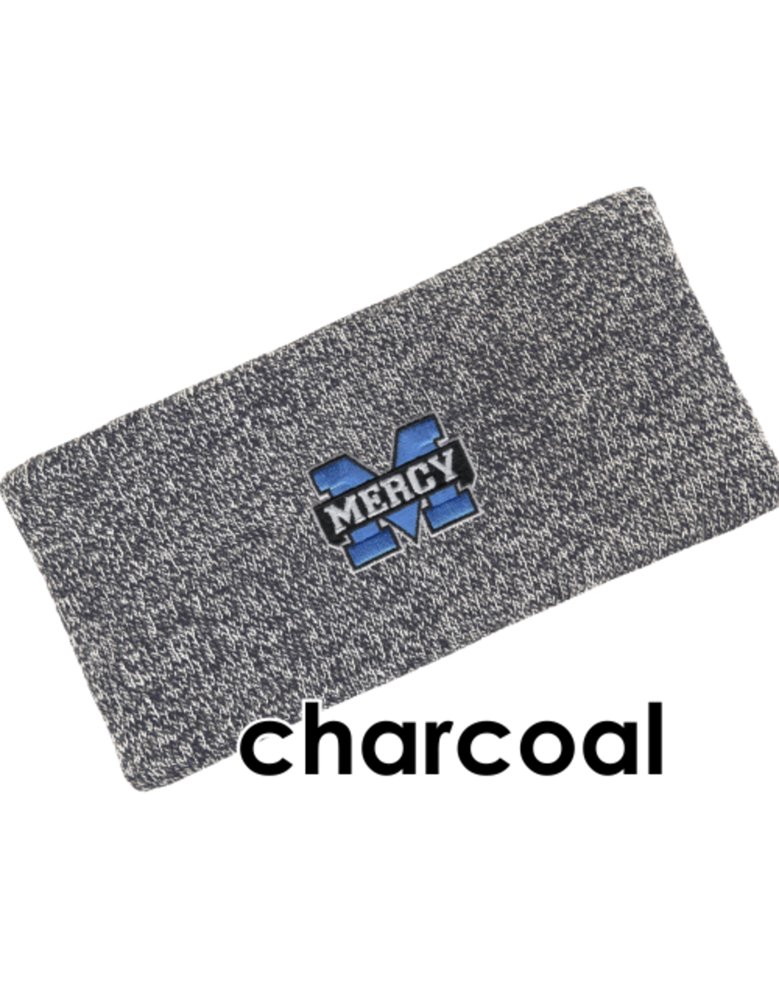 LOGOFIT Marled Yarn Power M Embroidered Ear Band