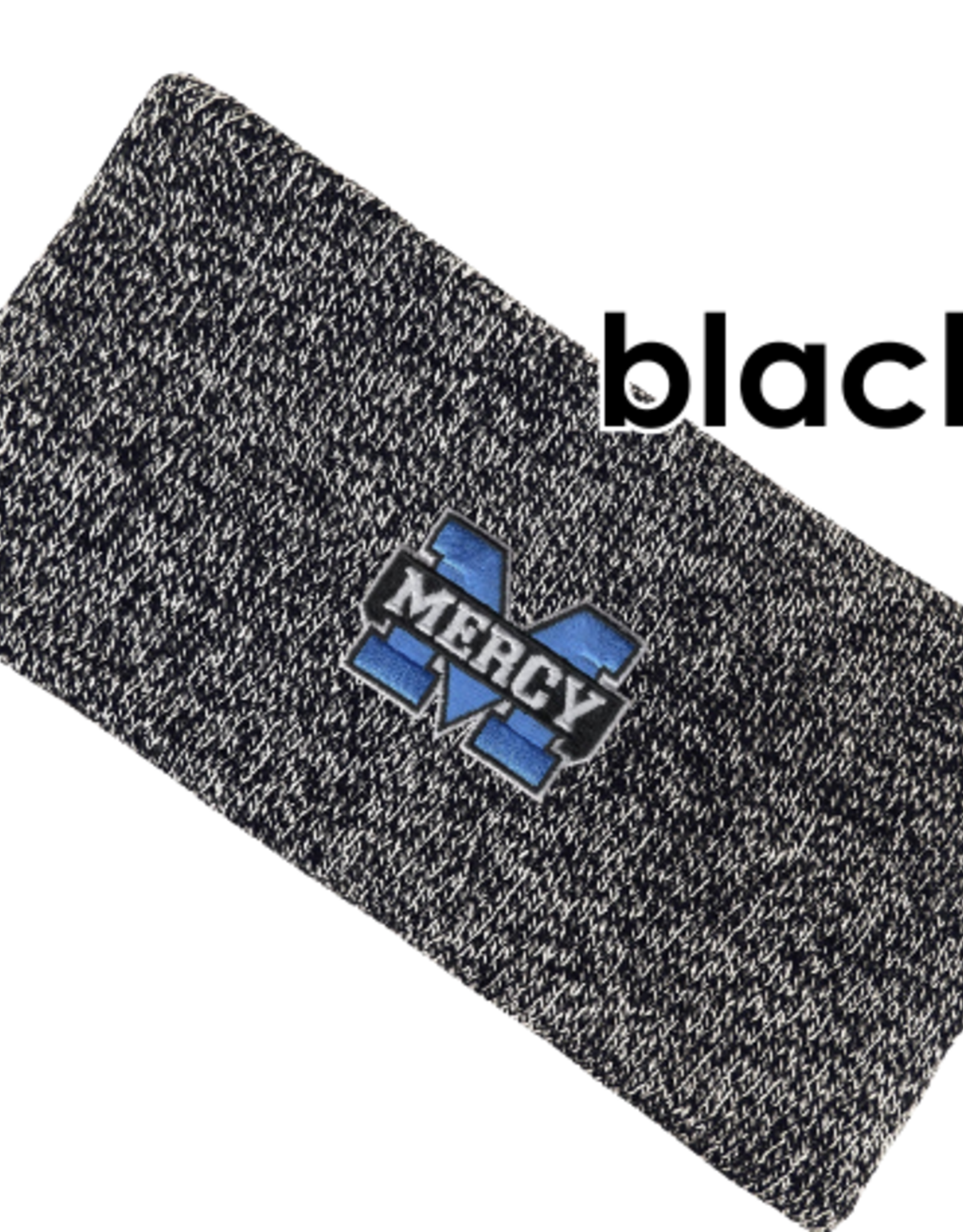 LOGOFIT Marled Yarn Power M Embroidered Ear Band