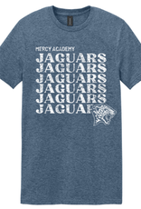 Gildan Vintage Navy Jaguars Repeat Jag Head