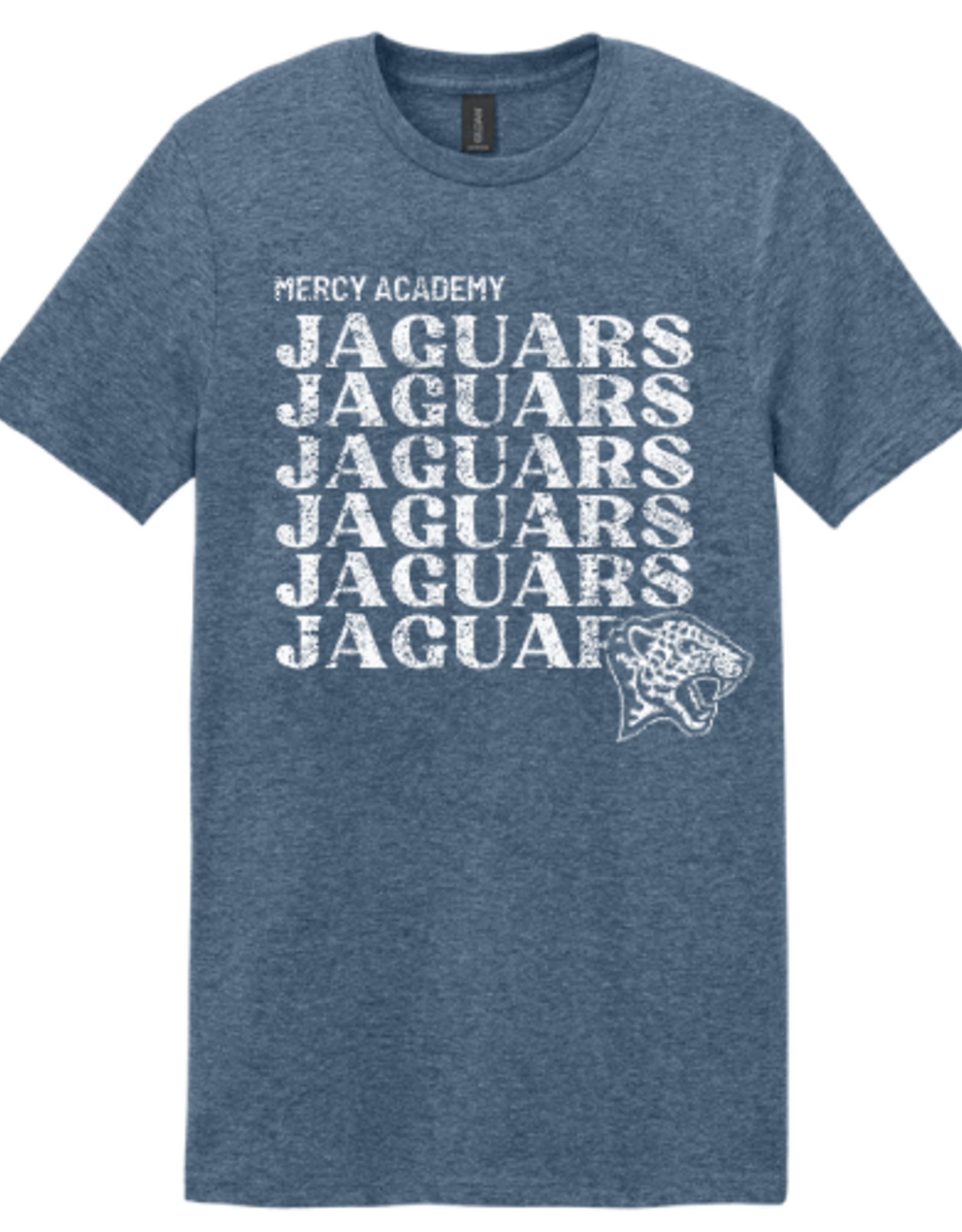Gildan Vintage Navy Jaguars Repeat Jag Head