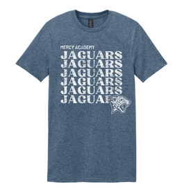 Gildan Vintage Navy Jaguars Repeat Jag Head