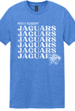 Gildan Vintage Blue Jaguars Repeat Jag Head