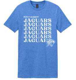 Gildan Vintage Blue Jaguars Repeat Jag Head