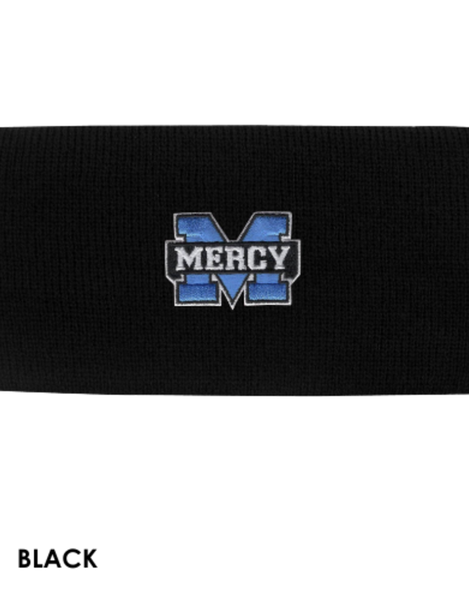 LOGOFIT Solid Yarn Power M Embroidered Knit Ear Band