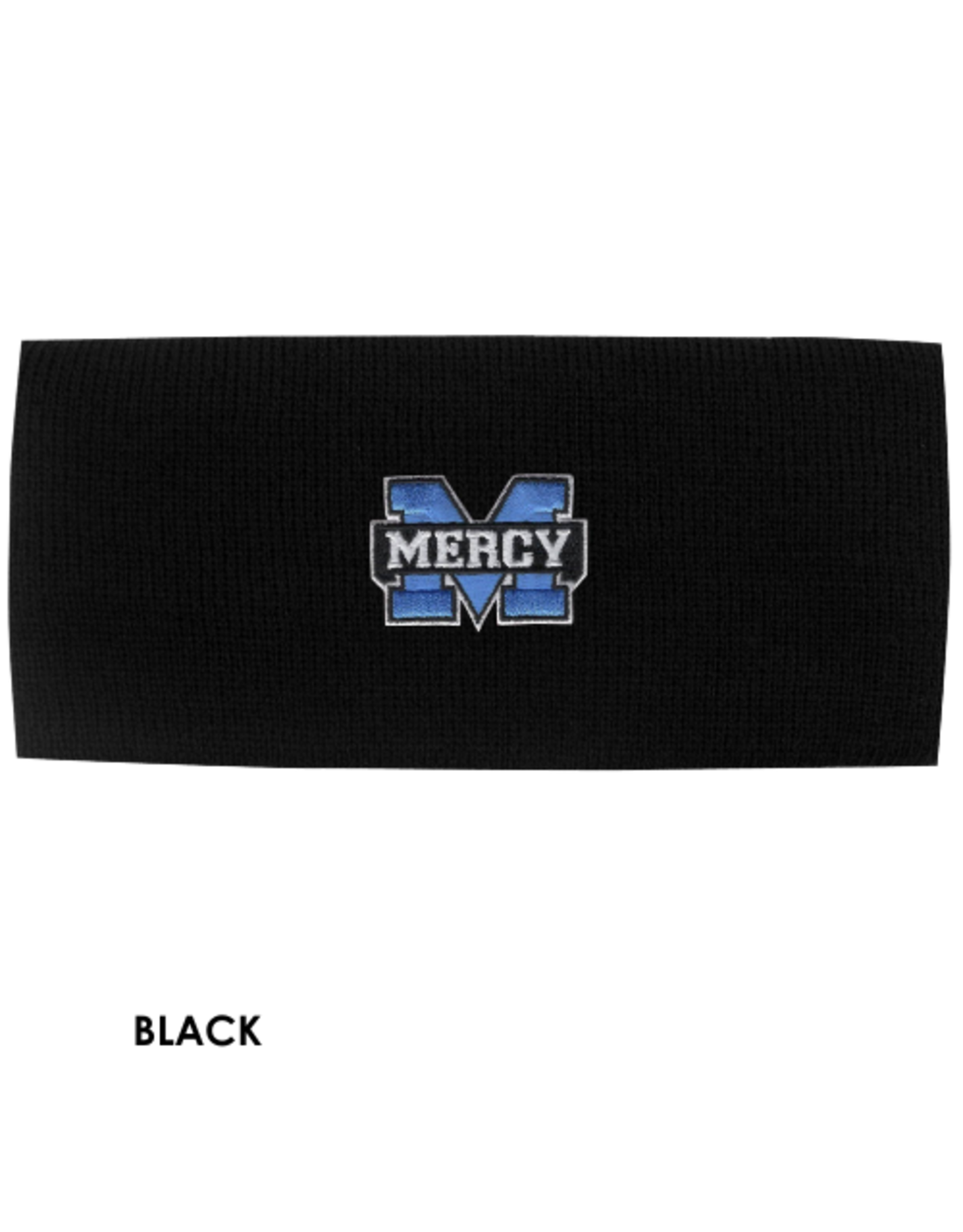 LOGOFIT Solid Yarn Power M Embroidered Knit Ear Band