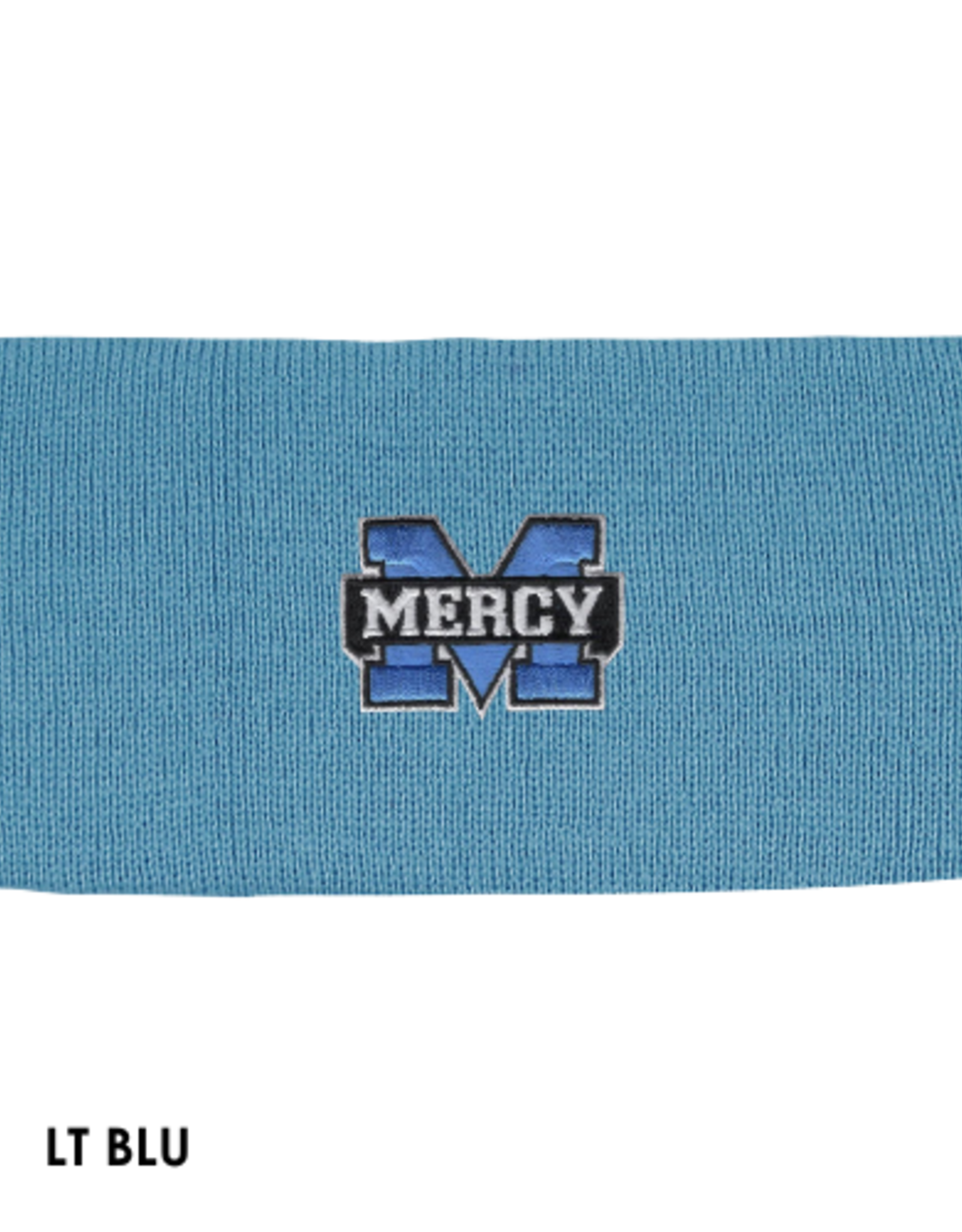 LOGOFIT Solid Yarn Power M Embroidered Knit Ear Band