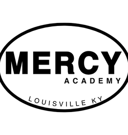 jukebox print MERCY Academy Louisville Ky Black/White Decal