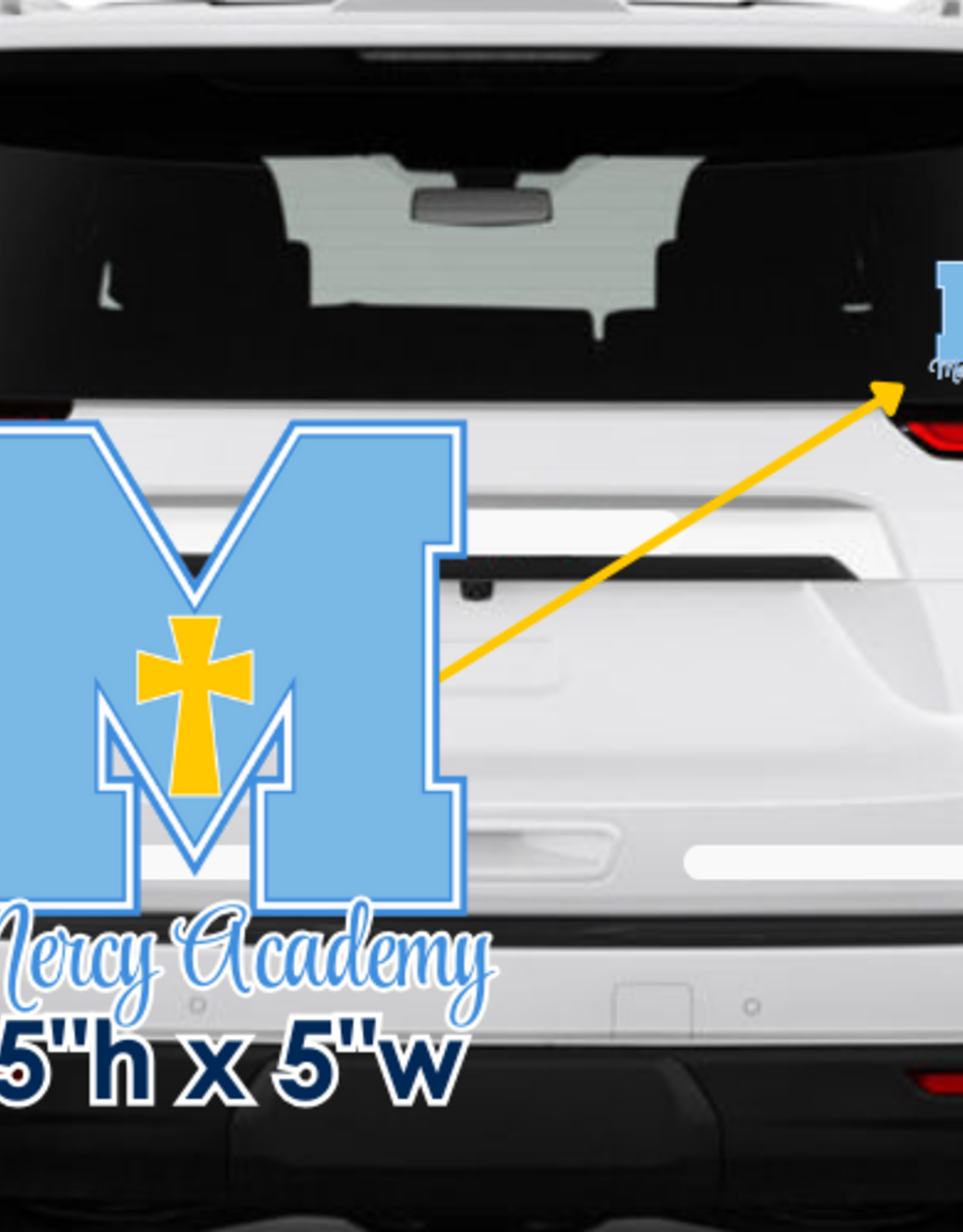 jukebox print Power M Cross Mercy Academy Decal