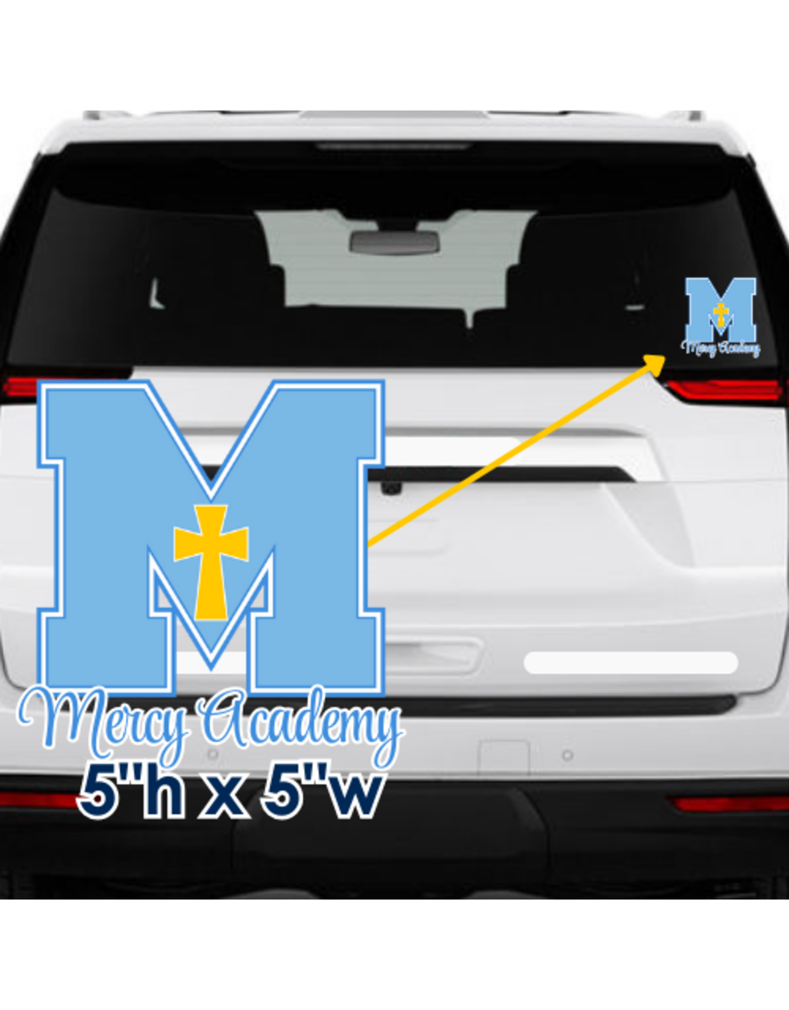 jukebox print Power M Cross Mercy Academy Decal