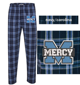 boxercraft Blue Power M Embroidered  Navy/Carolina Plaid PJ Pants