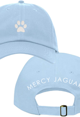 Embroidered Adjustable Paw Print Hat "MERCY JAGUARS" on back