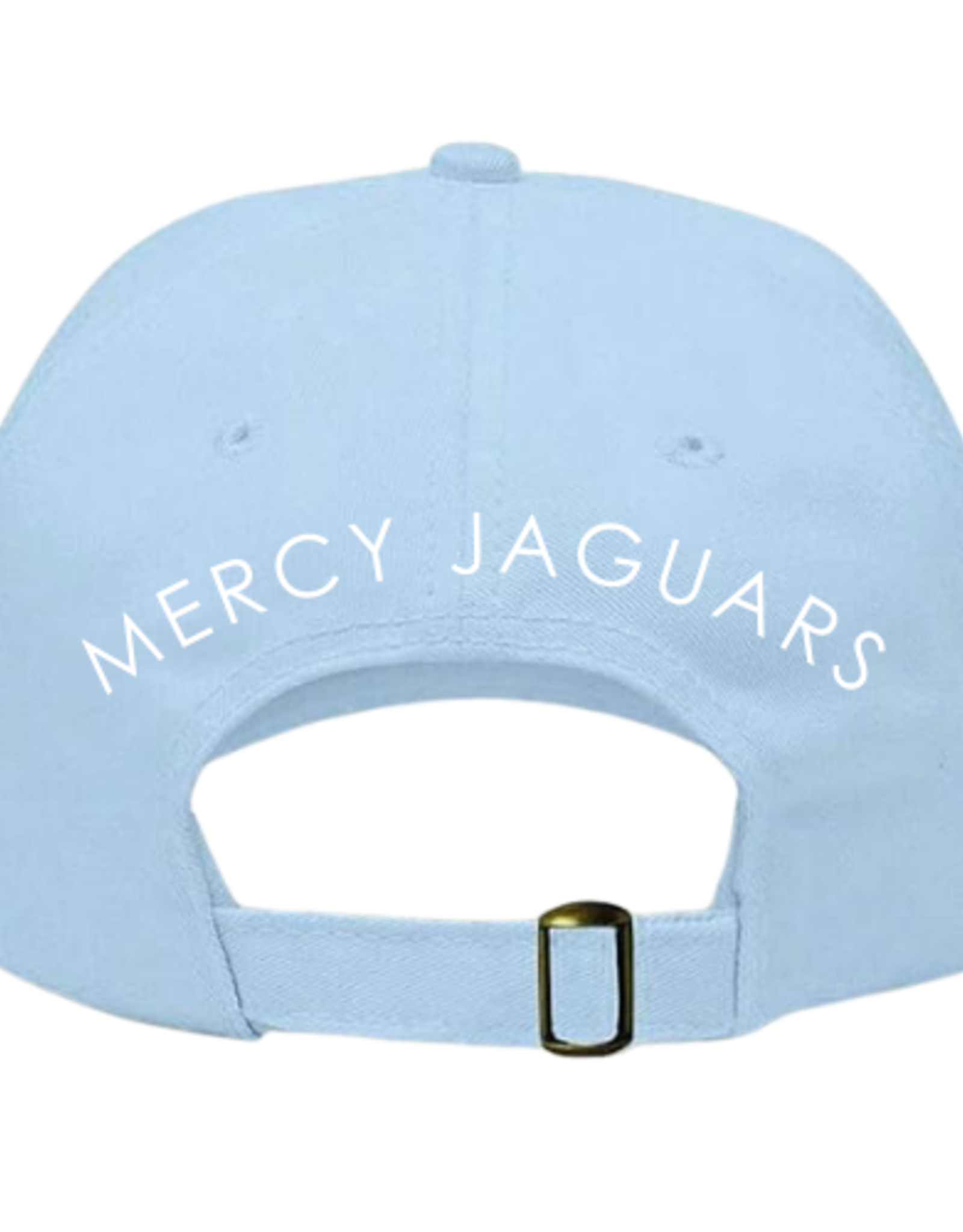 Embroidered Adjustable Paw Print Hat "MERCY JAGUARS" on back