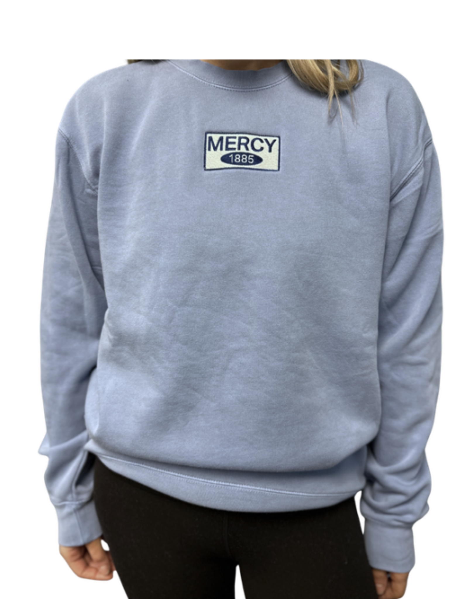 Independent Mercy Patch Lt. Blue Sweatshirt