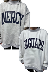 Mock Neck Reversible MERCY/JAGUARS Sweatshirt