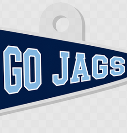 Sticker Mule Go Jags Pennant Keychain